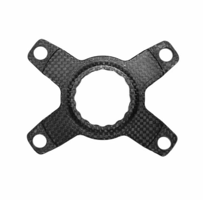 Overfast Carbon Spider OF-CS-01, araña de carbono 110 BCD de cuatro tornillos