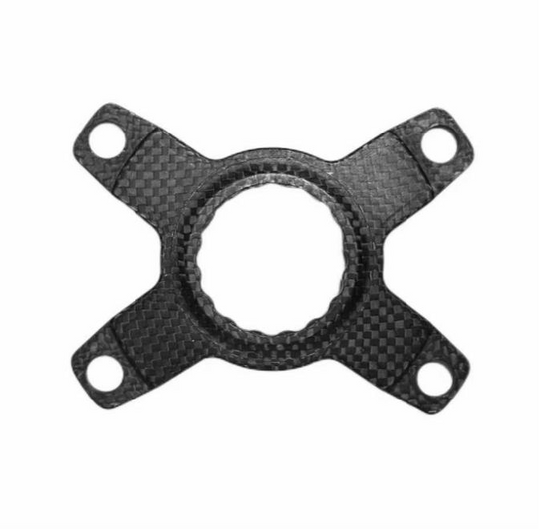 Overfast Carbon Spider OF-CS-01, araña de carbono 110 BCD de cuatro tornillos