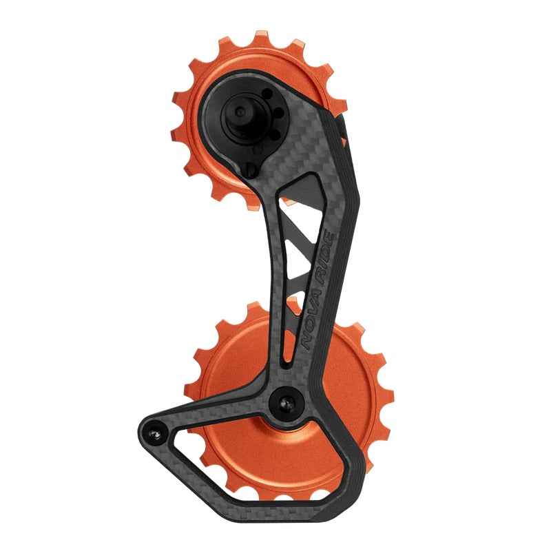 Portapoleas CCD EVO Nova Ride Orange, vista lateral