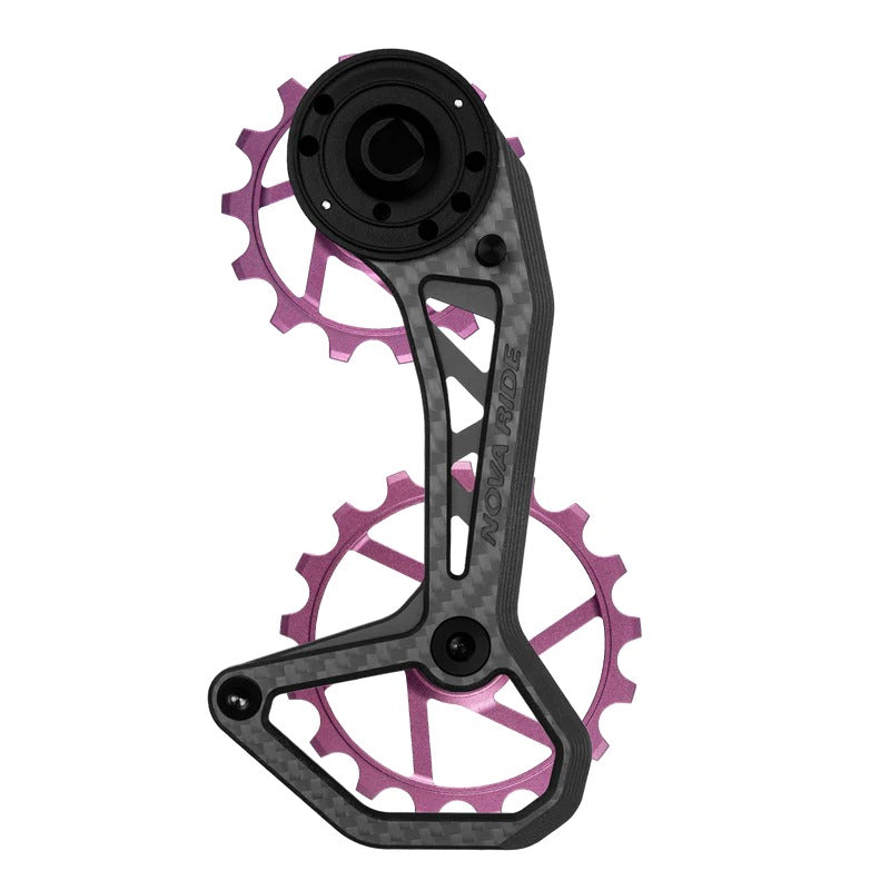 Portapoleas CCD EVO Nova Ride Purple, detalle