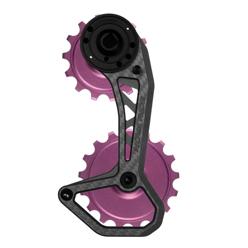 Portapoleas CCD EVO Nova Ride Purple, detalle