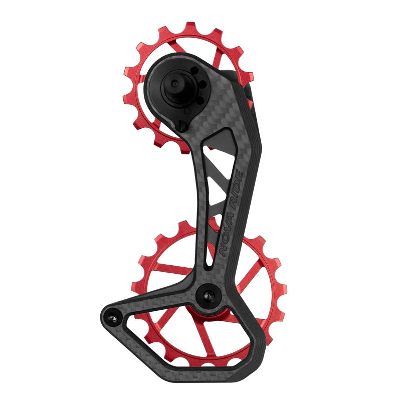 Portapoleas CCD EVO Nova Ride Red, detalle