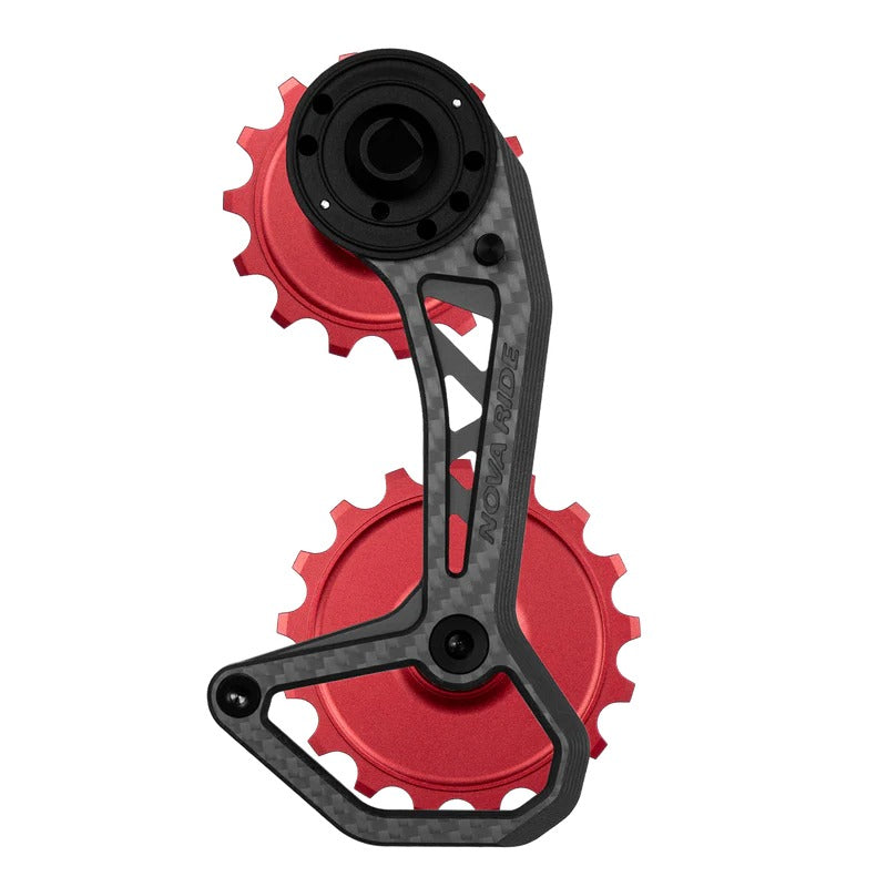 Portapoleas CCD EVO Nova Ride Red, detalle