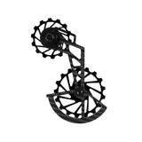 Portapoleas CCD Nova Ride Black, three-quarter view