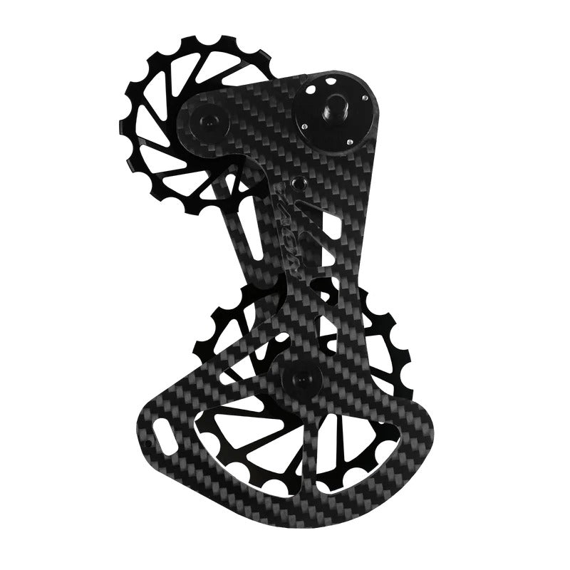 Portapoleas CCD Nova Ride Black, three-quarter view
