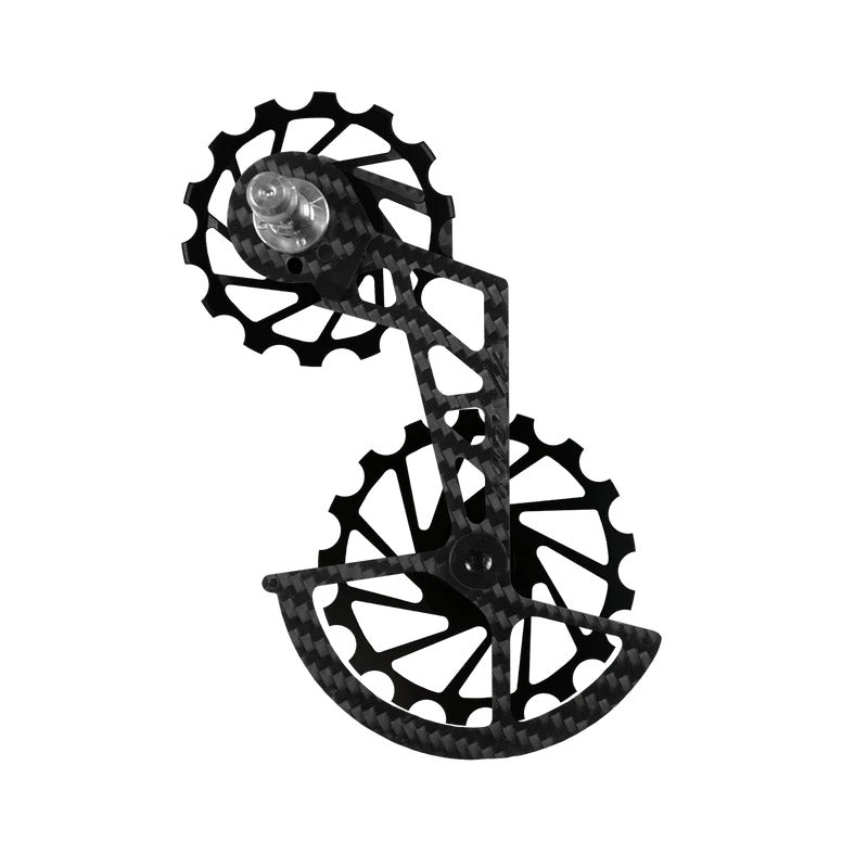 Portapoleas CCD Nova Ride Black, three-quarter view