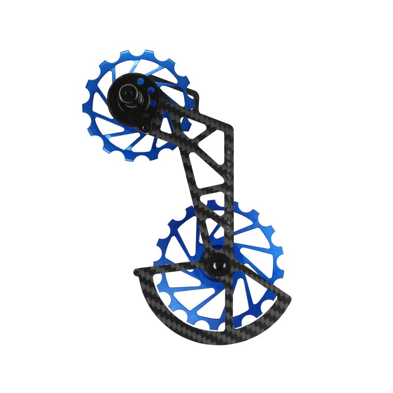 Portapoleas CCD Nova Ride Blue, three-quarter view