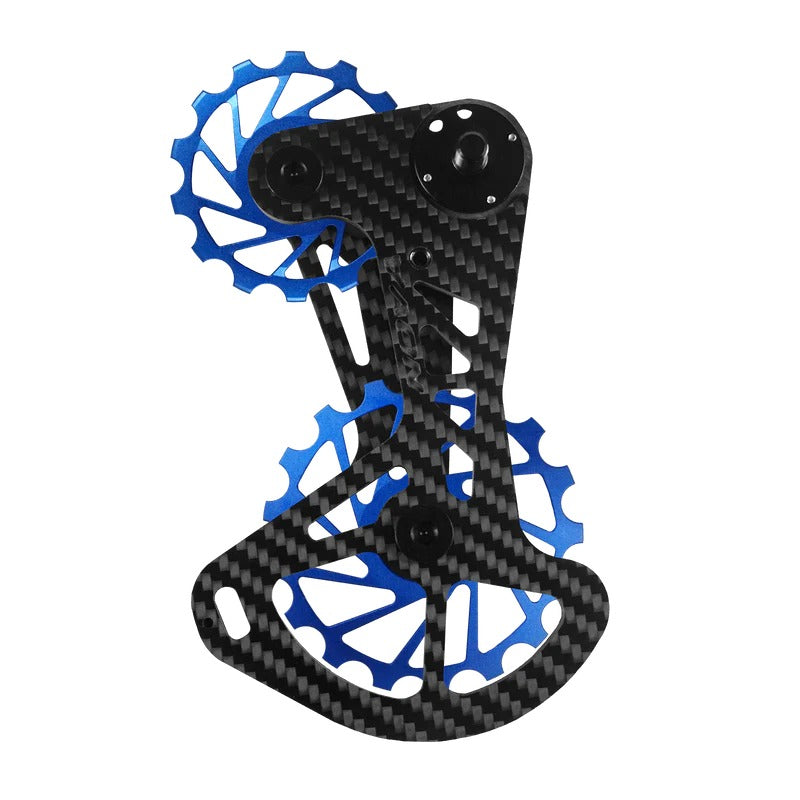 Portapoleas CCD Nova Ride Blue, three-quarter view