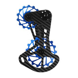 Portapoleas CCD Nova Ride Blue, three-quarter view