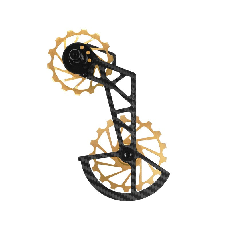 Portapoleas CCD Nova Ride Gold, three-quarter view