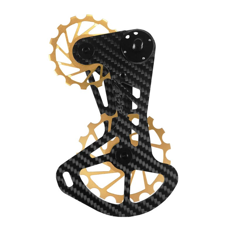 Portapoleas CCD Nova Ride Gold, three-quarter view