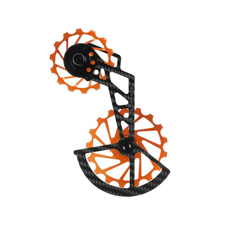Portapoleas CCD Nova Ride Orange, vista tres cuartos
