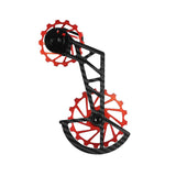 Portapoleas CCD Nova Ride Red, three-quarter view