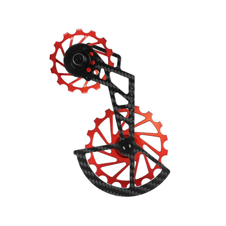 Portapoleas CCD Nova Ride Red, vista tres cuartos