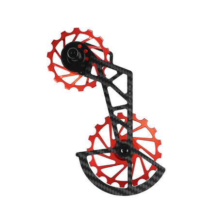 Portapoleas CCD Nova Ride Red, vista tres cuartos