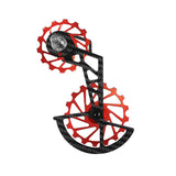 Portapoleas CCD Nova Ride Red, three-quarter view
