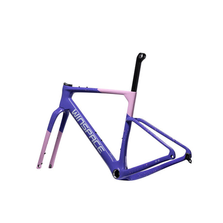 Telaio Winspace G3 Gravel Grape Soda, vista di tre quarti