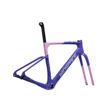 Telaio Winspace G3 Gravel Grape Soda, vista di tre quarti