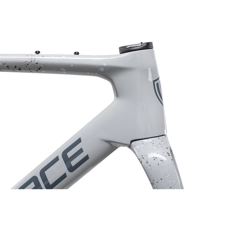Telaio Winspace G3 Gravel Lunar Grey, dettaglio del tubo sterzo