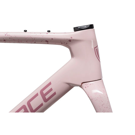 Telaio Winspace G3 Gravel Pink Clay, dettaglio del tubo sterzo