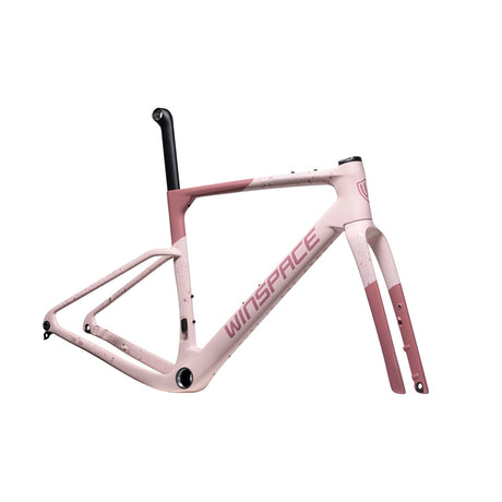 Telaio Winspace G3 Gravel Pink Clay, vista di tre quarti