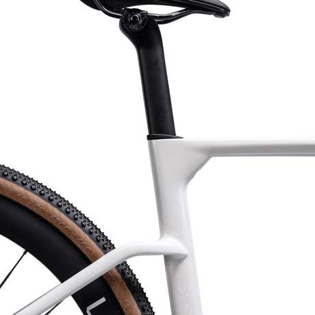 Vélo Winspace G3 GRX 717 Pearl White, détail des bases