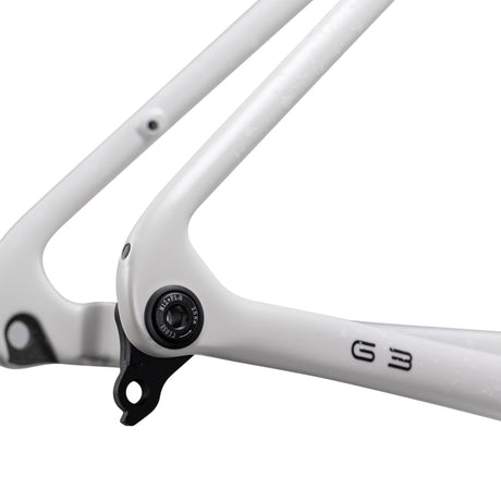 Vélo Winspace G3 GRX 825 Di2 Pearl White, détail