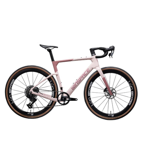Vélo Winspace G3 GRX 825 Di2 Pink Clay, vue latérale
