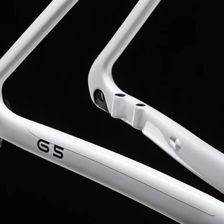 Telaio Winspace G5 Gravel Alpine White, dettaglio dei foderi