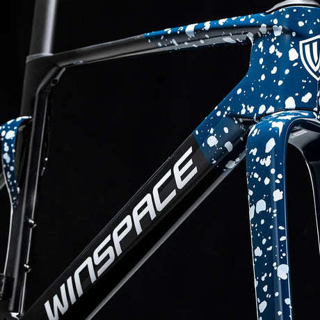 Telaio Winspace G5 Gravel Nautical Blue, vista frontale