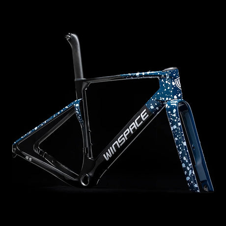 Telaio Winspace G5 Gravel Nautical Blue, vista di tre quarti