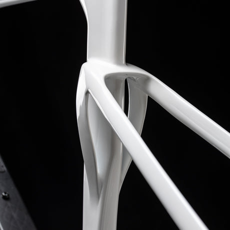 Bici Winspace G5 GRX 825 Di2 Alpine White, dettaglio dei foderi