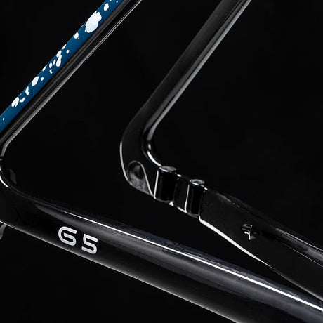 Winspace G5 SRAM Rival AXS XPLR Nautical Blue bike, chainstay detail