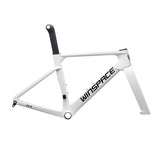 Bicicleta Winspace M6 105 Di2 Chameleon White, vista lateral