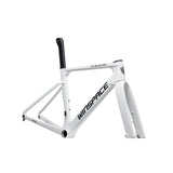 Bicicleta Winspace M6 105 Di2 Chameleon White, vista tres cuartos