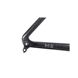 Bicicleta Winspace M6 105 Di2 Frost black, detalle de las vainas
