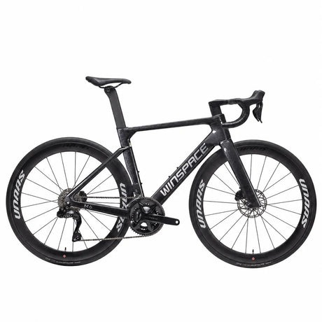 Bicicleta Winspace M6 105 Di2 Frost black, vista lateral