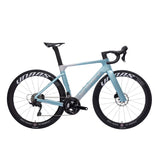 Bicicleta Winspace M6 105 Di2 Frost White, detalle