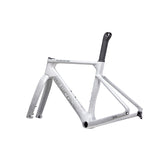 Bicicleta Winspace M6 105 Di2 Frost White, vista tres cuartos