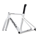 Bicicleta Winspace M6 105 Mecánico Chameleon White, vista tres cuartos trasera