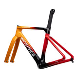 Bicicleta Winspace M6 105 Mecánico Crimson Flame, vista tres cuartos trasera