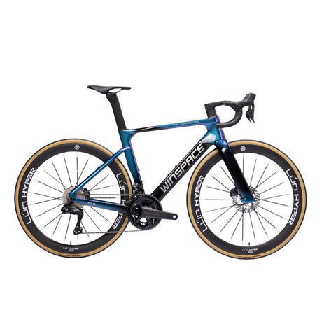 Bicicleta Winspace M6 105 Mecánico Mystic Purple, vista lateral