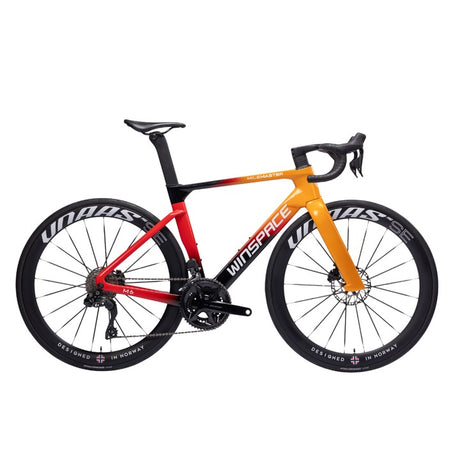 Vélo Winspace M6 Ultegra Di2 Crimson Flame, vue latérale