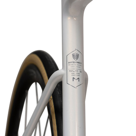 Vélo Winspace SLC3 Ultegra Di2 Polar White, détail du tube de selle