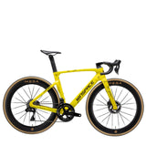 Bicicleta Winspace T1600 Dura-Ace Di2 Yellow, vista lateral